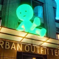 Urban Outfitters Glowing Smiskis Take Over Storefront