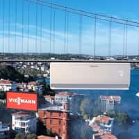Viessmann Giant AC Unit Over Bosphorus