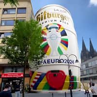 Bitburger Giant Can Special Edition in Germany