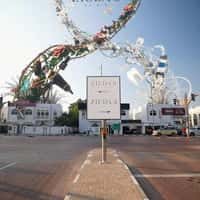 Zieda’s Clinic Floral Arch Emerges From Façade