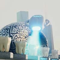 Zieda's Clinic Giant Teeth Whitening Laser in Dubai