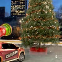 CASETiFY Canon Decorates Giant Christmas Tree
