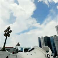 Crocs Giant Clogs and Jibbitz on Singapore Streets