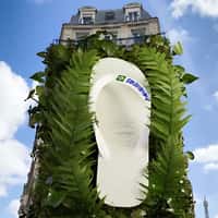 Havaianas Flip-Flop Wall Garden in Paris
