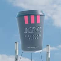 KFC Giant Coffee Cup on Table Mountain