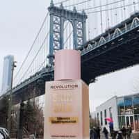 Revolution Makeup Giant Foundation Beside Manhattan Bridge
