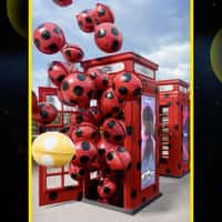 Disney “Miraculous World” Ladybug Telephone Booths in Paris