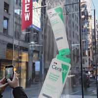 CeraVe Shower Installation on City Street