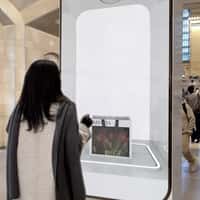 Aritzia Kiosk Dispenses Chosen Outfits