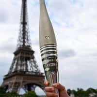 Olympic Museum Torch Selection Hologram