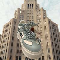 Fendi Sneakers Soar Above the City
