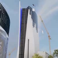 PlayStation PS5 Skyscraper Construction in Paris