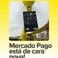 Mercado Pago Cards Float Over Brazil Landmarks