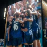 Adidas Olympic Champions Billboards at Shibuya