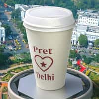 Pret A Manger Massive Cup at Connaught Place 