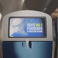 Liquid I.V. Hydration Packets Outside Plane Window