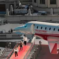 The Trafford Centre Airplane Landing on Roof