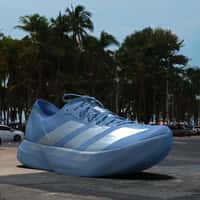 Adidas Giant Sneaker Glides Through Thailand Streets