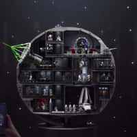 LEGO Death Star Model Lights Up the Sky