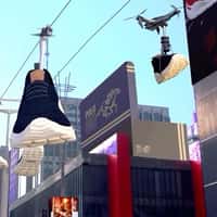 Polo Go Giant Sneakers Glide Through São Paulo Streets