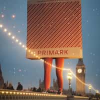 Primark Giant Shopping Bag Lights Up London