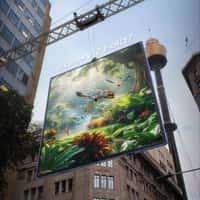 Samsung Giant Phone Installation in George Street