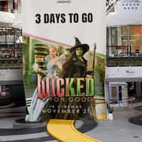 Westfield Yellow Brick Trail Reveals Wicked Banner