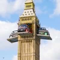 Citroën "Ami" Electric Cars Reveal in Big Ben