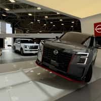 Nissan "Patrol NISMO" Skids Into Dubai Showroom