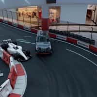 Nissan Race Track Installation at Dubai Mall