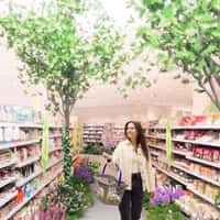 DM Aisle Decorated with Greenery and Flowers