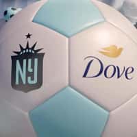 Dove Giant Soaps and Soccer Balls Pop Out From Stadium
