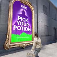 Bath & Body Works Giant "Villains" Magic Mirror 