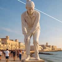 IBSA Giant Sculpture at Piazza Mercantile