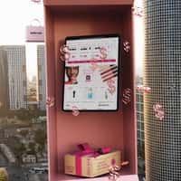 Mary Kay Giant Tablet Reveal At Azrieli Center