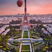 Musc Intime Giant Bottles Take Over Paris Landmarks