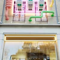 Space NK Giant Slot Machine Installation at Store