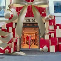 Nocibé Giant Pink Gifts and White Ornaments in Lille
