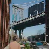 LG Laptop Driving on Manhattan Bridge