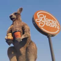 Gloria Jean’s Coffee Giant Kangaroo Atop Store