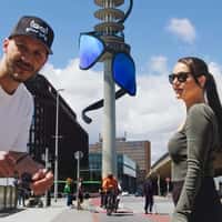 Gloryfy Giant Sunglasses Spiral on Telemax Tower