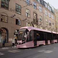 Who is She Pink Tram Installation on Prinsens Gate
