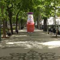Compal Giant Bottle on Avenida das Tilias