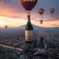 Pasqua Wines Hot Air Balloons Over Tokyo