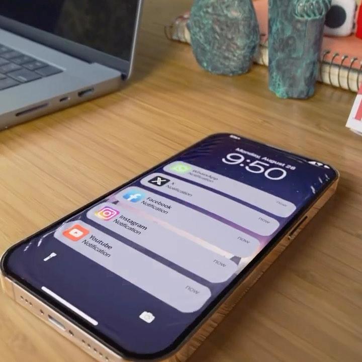 Marie Claire Notifications Pop Out of Phone