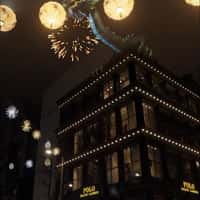 Marie Claire Dragon Atop Polo Ralph Lauren Store