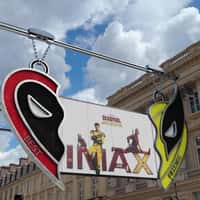 Marvel Deadpool and Wolverine Giant Heart Keychain