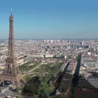 Marvel Giant Shadow Casts Over Paris