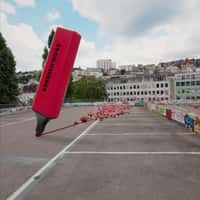 Stabilo Giant Highlighter Leaves Red Flower Trail