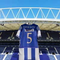 FC Porto Giant Jersey Hangs in Stadium